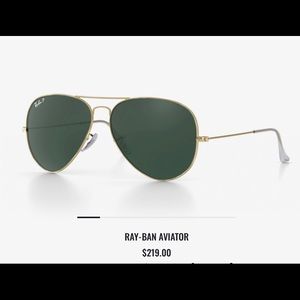 RAY-BAN AVIATORS POLARIZED